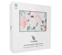 Cover til Babynest, Rose Garden GOTS økologisk - EcoViking